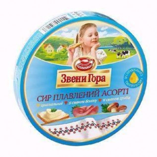 Сир плавлений Звени гора, порційний