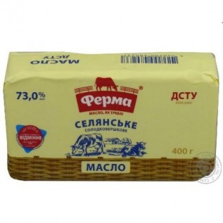 Масло селянське, Ферма, 73%, шт.