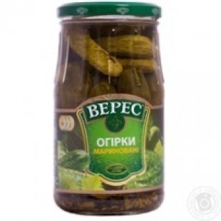 Огірки мариновані Верес, 770гр. 