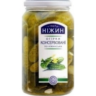 Огірки консервовані Ніжин. 920 гр.