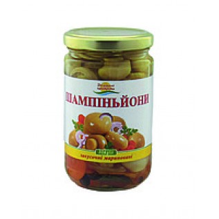 Шампійньони мариновані,  275гр.