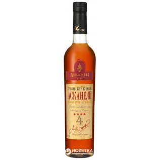 Коньяк  грузинський Асканелі 4 зірки, 0,5л