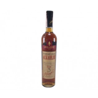 Коньяк грузинський Асканелі, 3 зірки, 0,5л