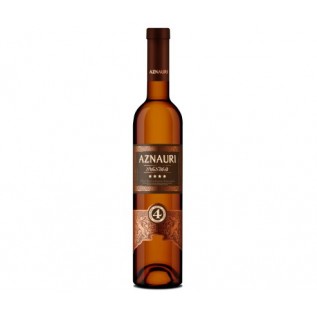 Коньяк грузинський Азнаури 4 зірки, 0,5л