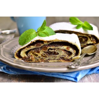 Рулет струдель з маком, порція
