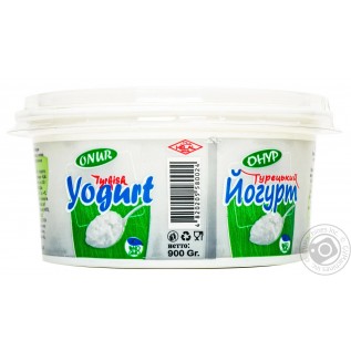 Йогурт Онур, 3,6%, 900 г