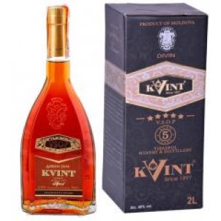Коньяк Квінт, Молдавський, 5 років, 0,5л