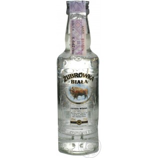 горілка Zubrovka Bsala 40%, 0,2 л